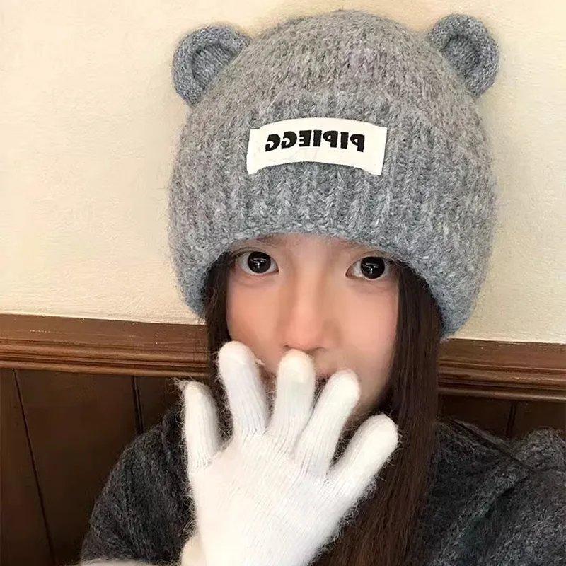 SLEEPYWALK Acrylic Beanies Women's-3