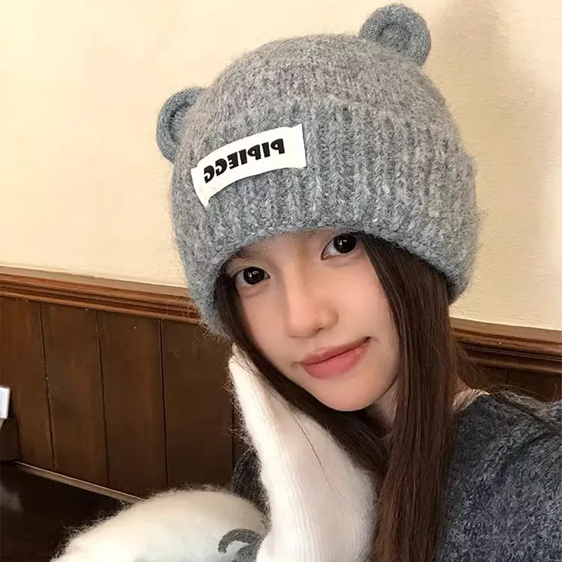 SLEEPYWALK Acrylic Beanies Women's-2