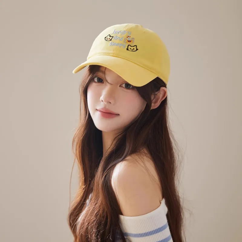 SLEEPYWALK Cotton Baseball Caps Unisex-1