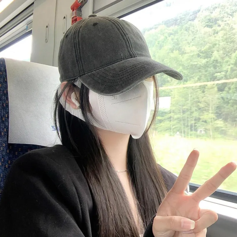 SLEEPYWALK Cotton Baseball Caps Unisex-1