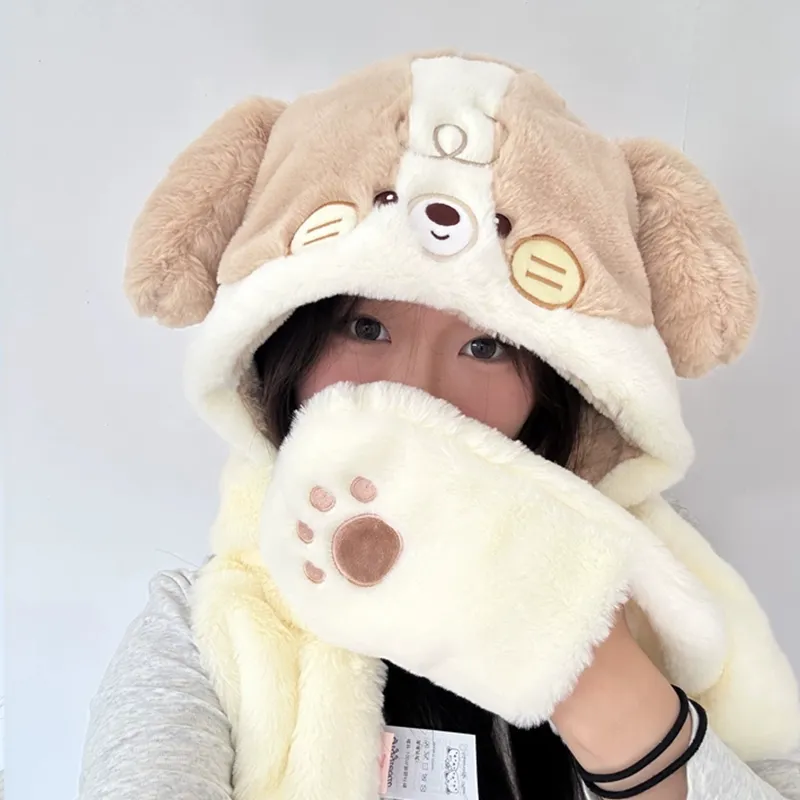 SLEEPYWALK Polyester Hoods & Plush Hats Unisex-3