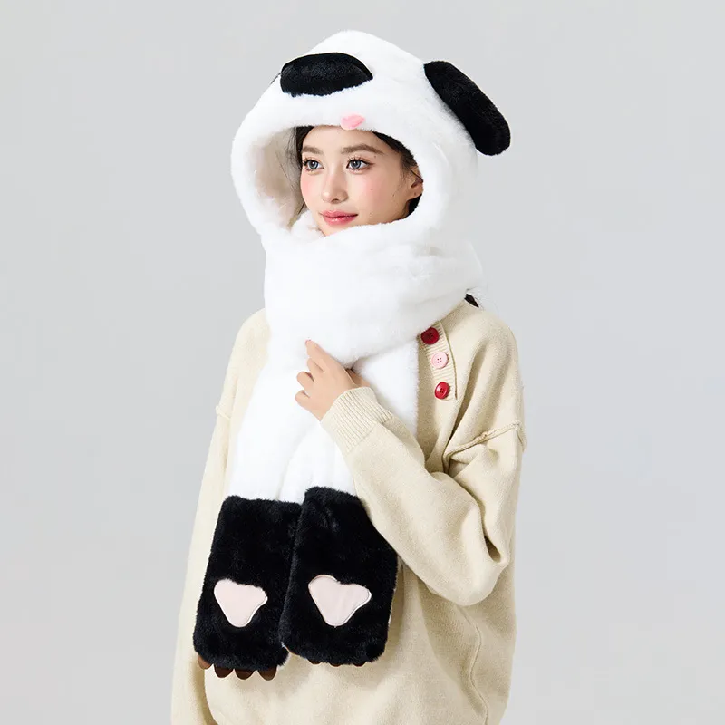 SLEEPYWALK Plush Hoods & Plush Hats Women's-3