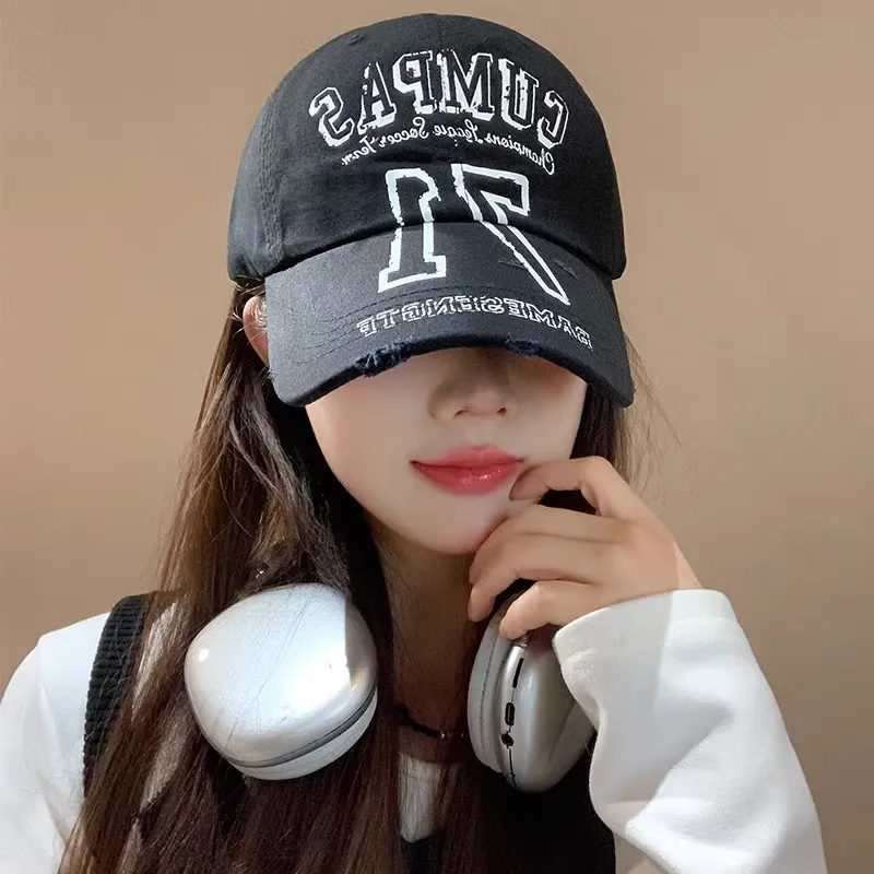 SLEEPYWALK Cotton Baseball Caps Unisex-1