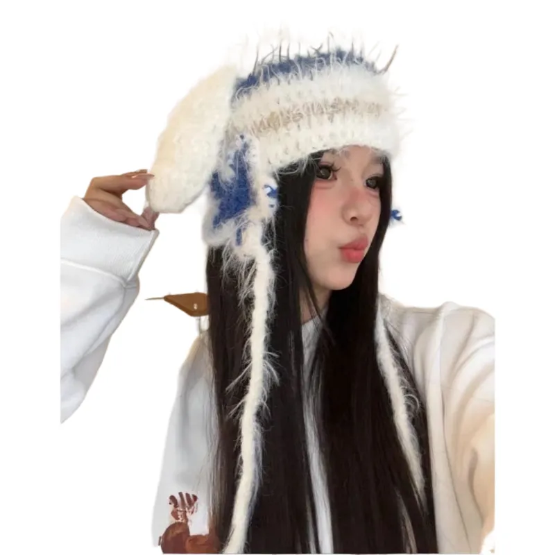 SLEEPYWALK Acrylic Beanies Women's-4