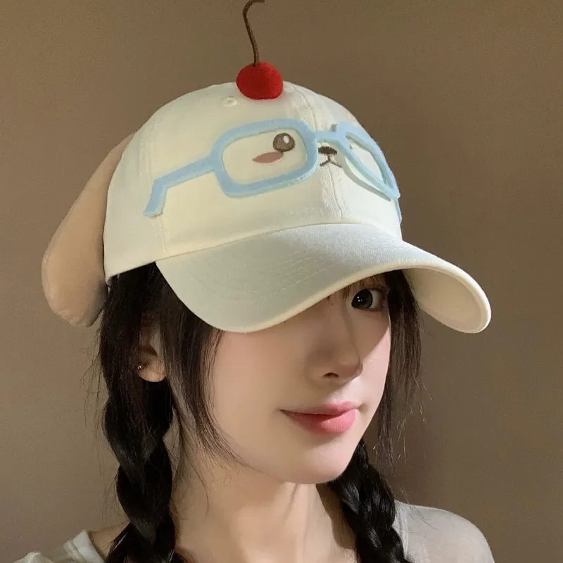 SLEEPYWALK Cotton Baseball Caps Unisex-4
