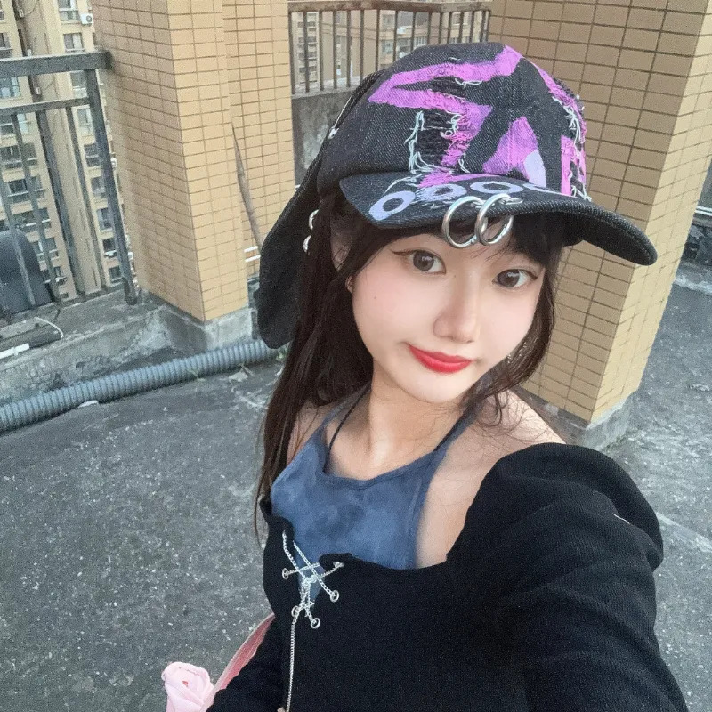 SLEEPYWALK Cotton Baseball Caps Women's-2