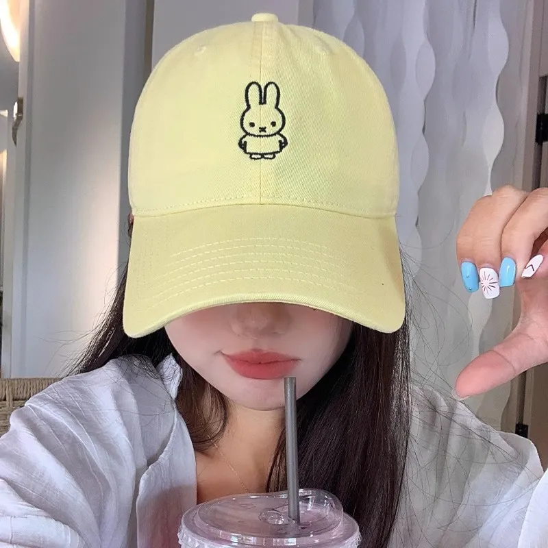 SLEEPYWALK Cotton Baseball Caps Unisex-4