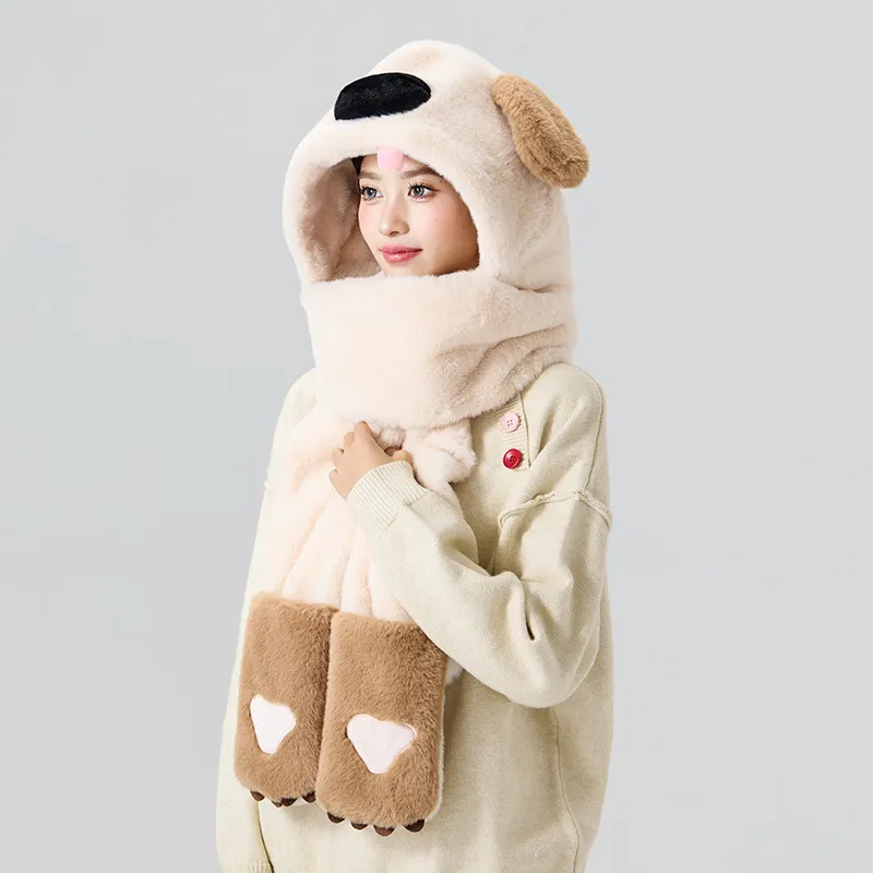 SLEEPYWALK Plush Hoods & Plush Hats Women's-1