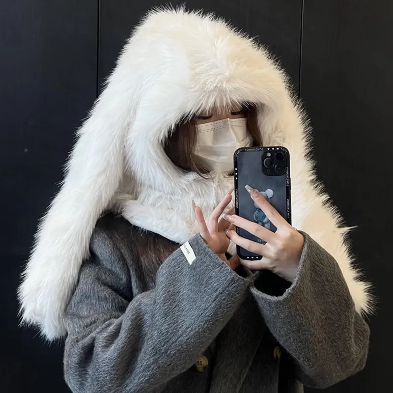 SLEEPYWALK Plush Beanies Women's-3