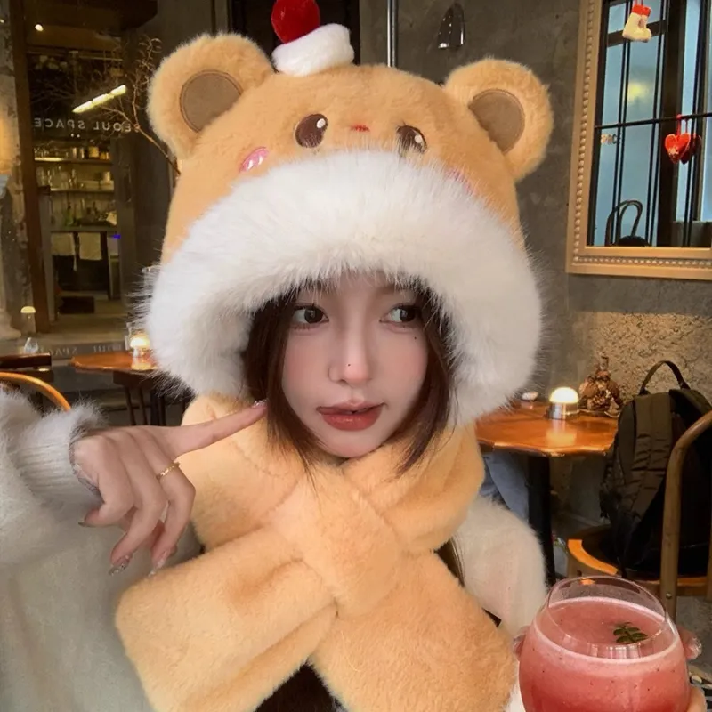 SLEEPYWALK Polyester Hoods & Plush Hats Unisex-3