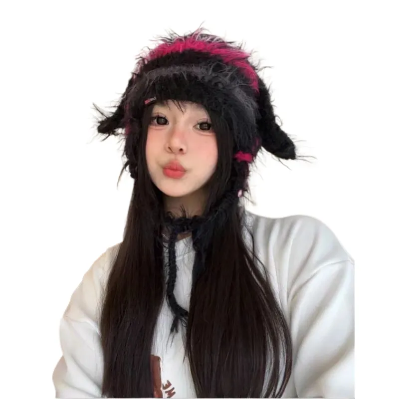 SLEEPYWALK Acrylic Beanies Women's-6