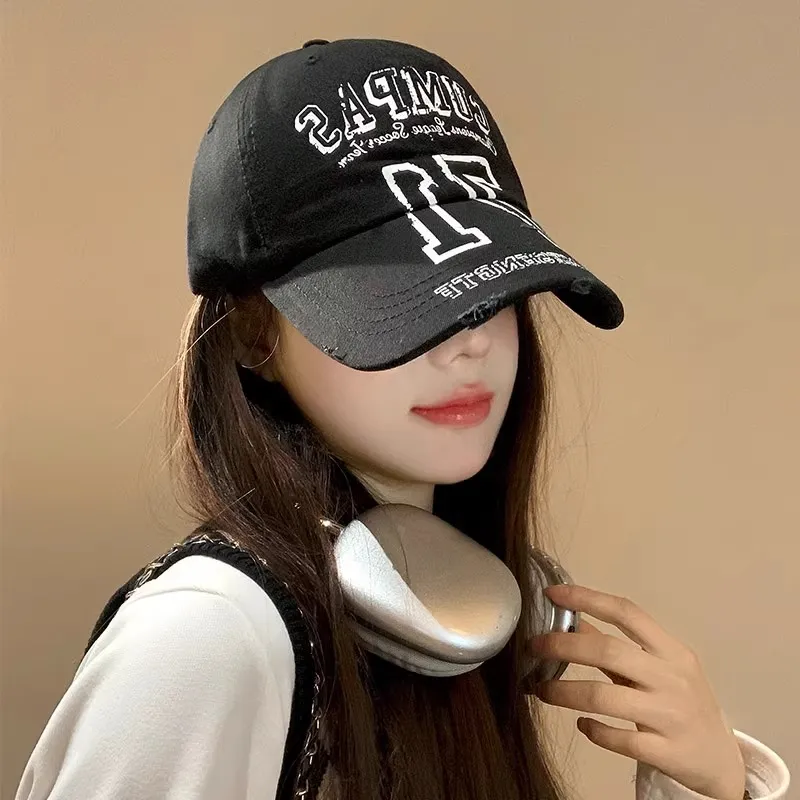 SLEEPYWALK Cotton Baseball Caps Unisex-4
