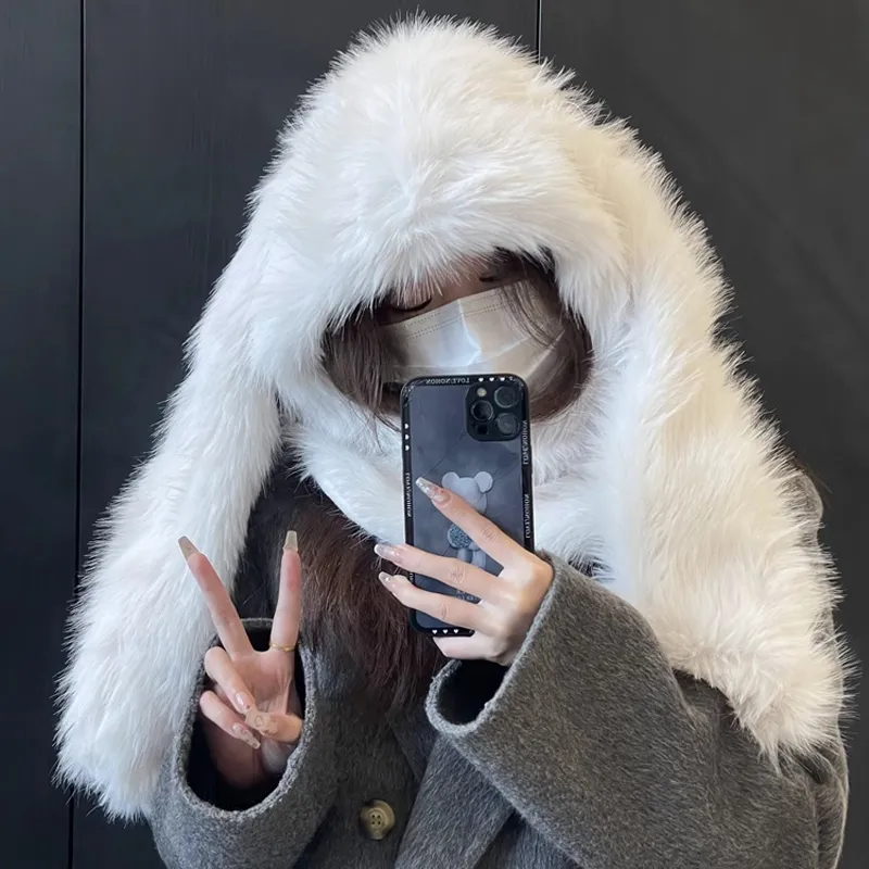SLEEPYWALK Plush Beanies Women's-2