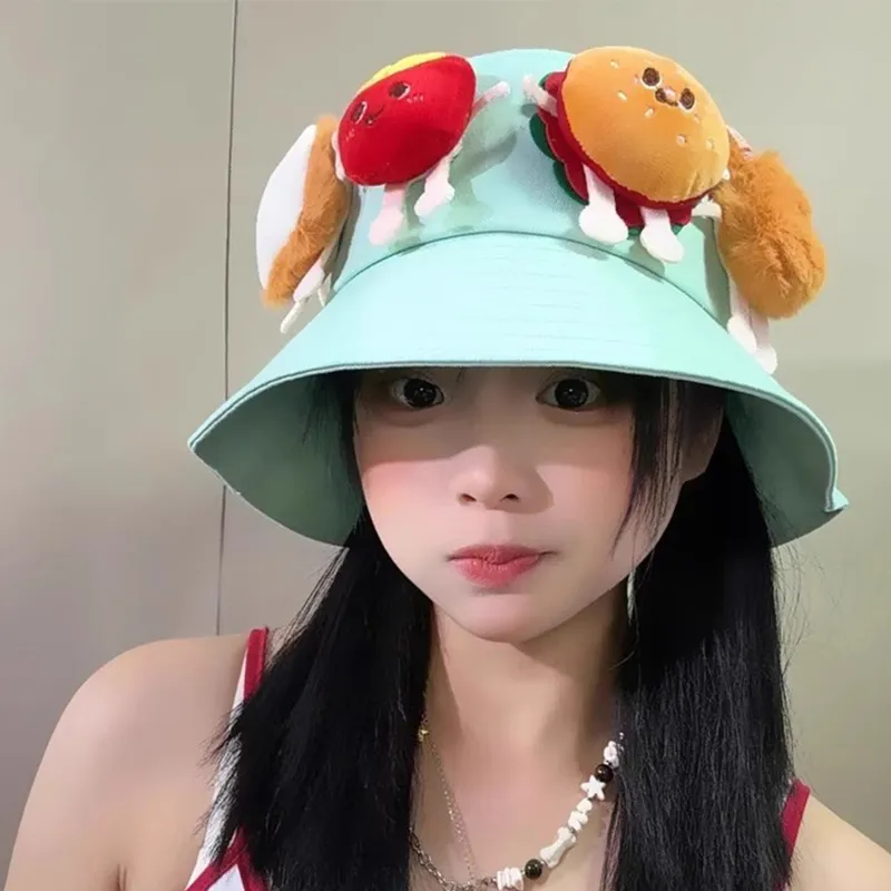 SLEEPYWALK Cotton Bucket Hats Unisex-7