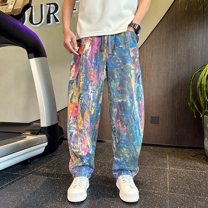 GLFL Casual Pants Unisex Multicolor-3