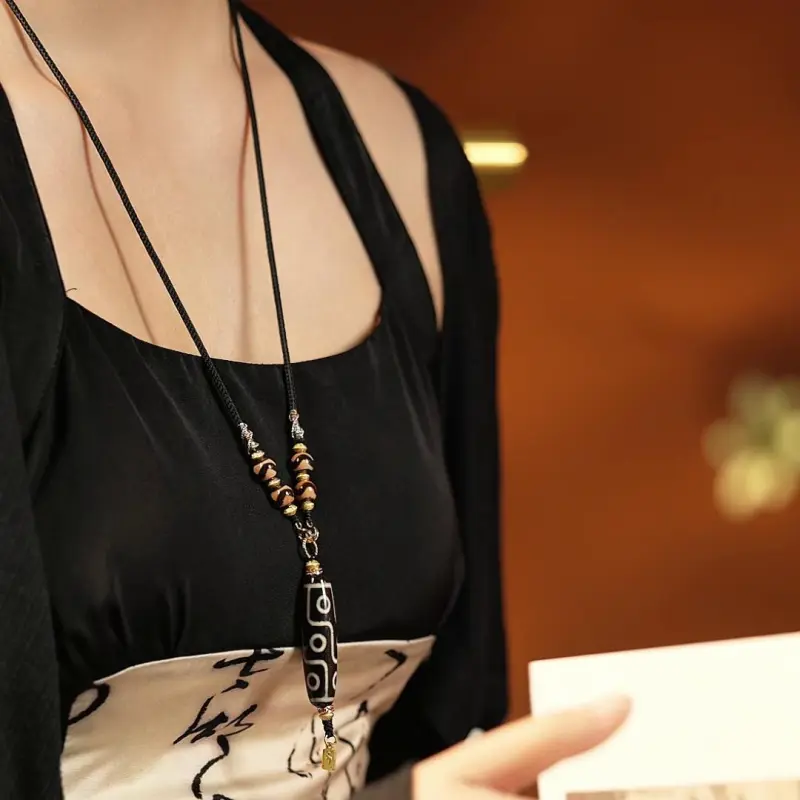 Jade Linmen Agate Jade Necklaces Unisex-2