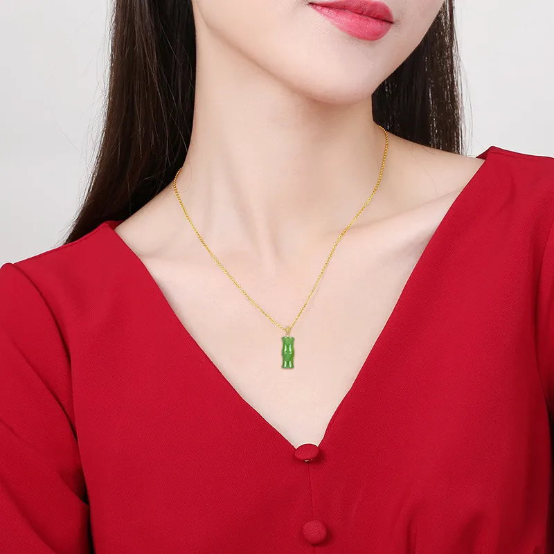 Jade Linmen 18k Gold And Tian Jade Pendants Unisex Jasper-1