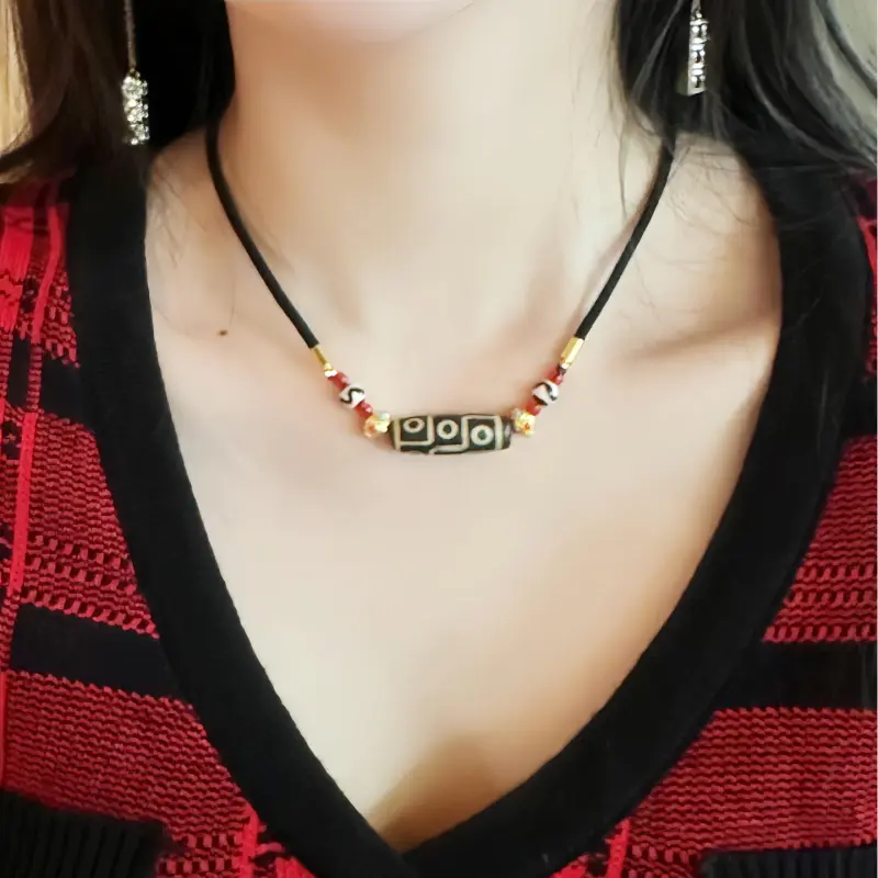 Jade Linmen Agate Jade Necklaces Unisex-7