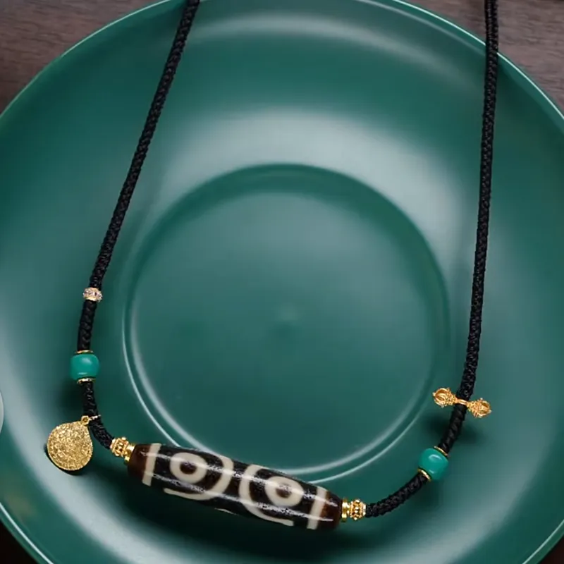 Jade Linmen Agate Necklaces Unisex-2