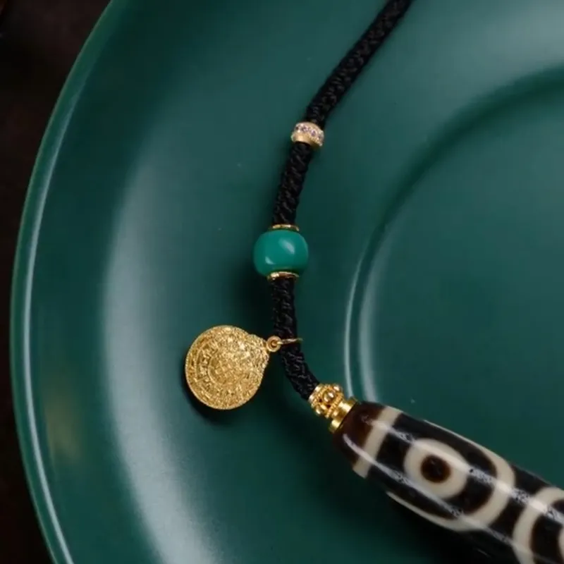 Jade Linmen Agate Necklaces Unisex-3