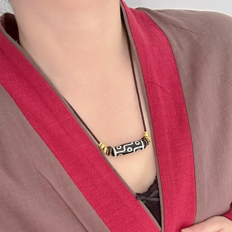Jade Linmen Agate Jade Necklaces Unisex-14