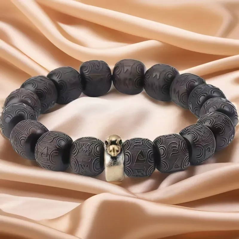 Jade Linmen Sandalwood Bracelets Unisex-4