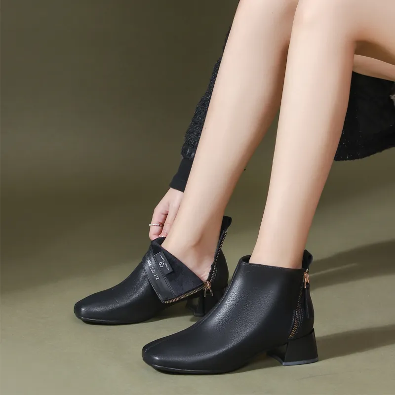 PIERCE GENTRY Ankle Boots 4cm Women's-4