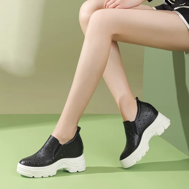 PIERCE GENTRY Casual Single Shoes 5.5cm Women's-3