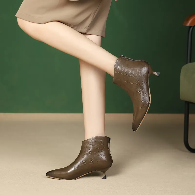 PIERCE GENTRY Ankle Boots 4.5cm Women's-9