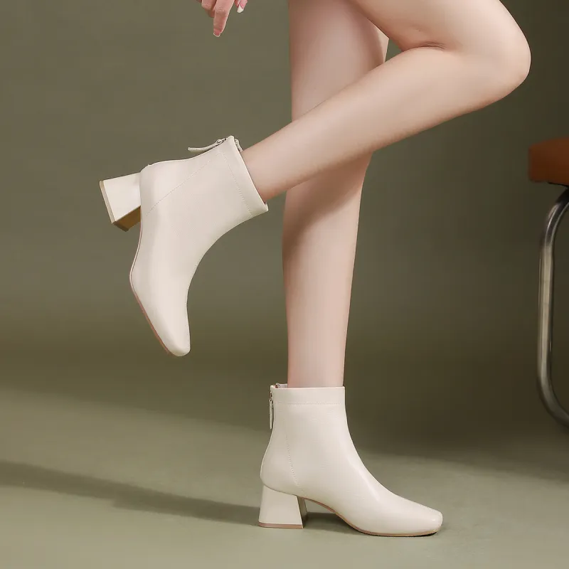 PIERCE GENTRY Ankle Boots 5.5cm Women's-8