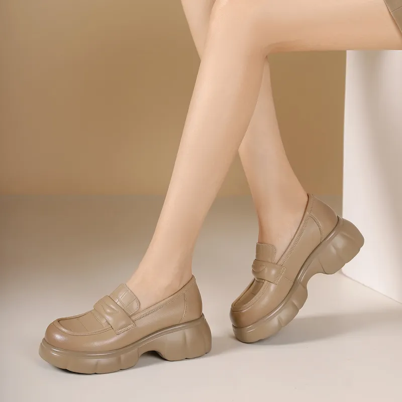 PIERCE GENTRY Loafers 6cm Women's-11