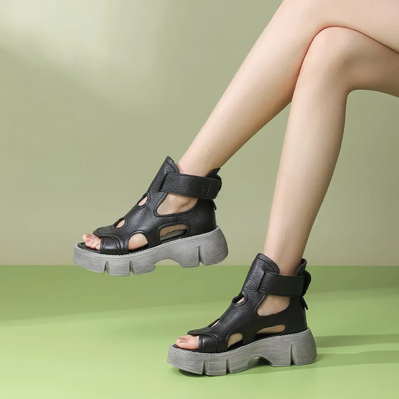 PIERCE GENTRY Roman Sandals Women's-3