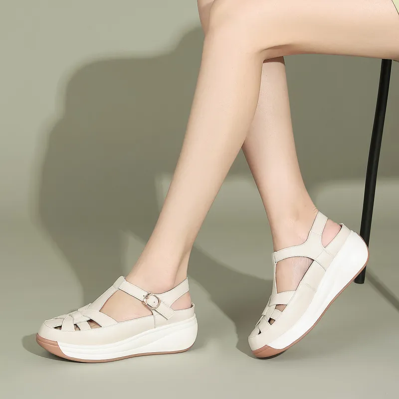 PIERCE GENTRY Roman Sandals Women's-4