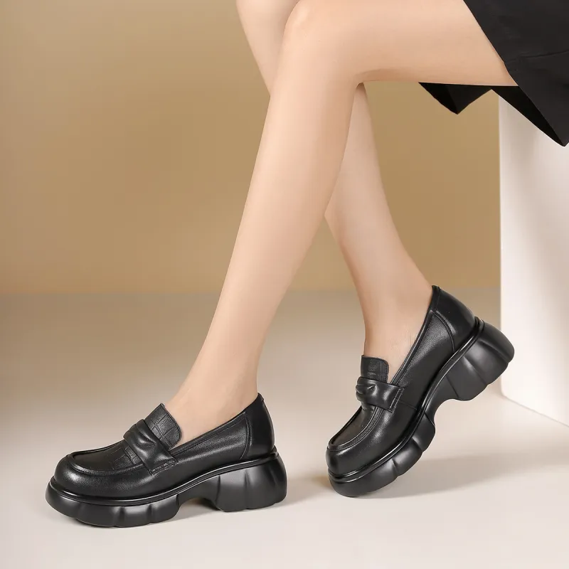 PIERCE GENTRY Loafers 6cm Women's-6