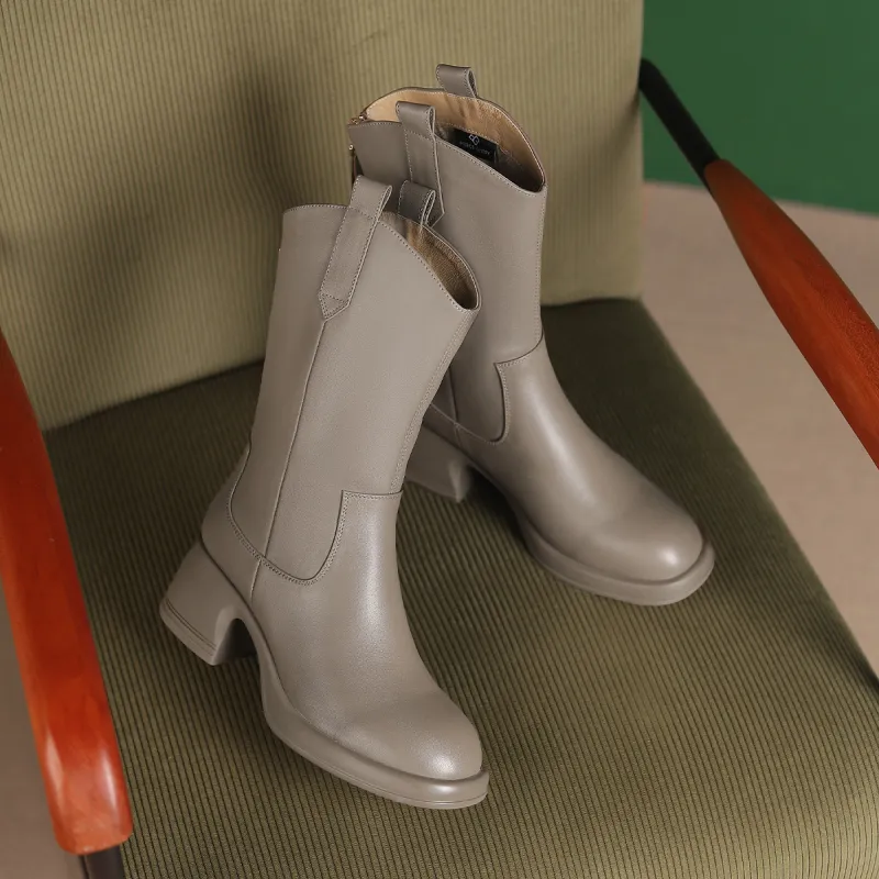 PIERCE GENTRY Ankle Boots 5.5cm Women's-10
