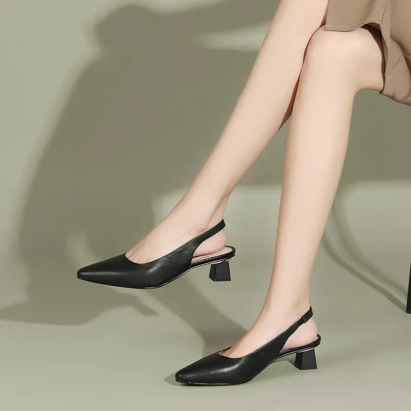 PIERCE GENTRY Block Heel High Heels Women's-3