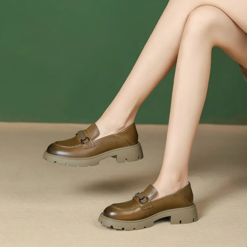 PIERCE GENTRY Loafers 3.5cm Women's-4