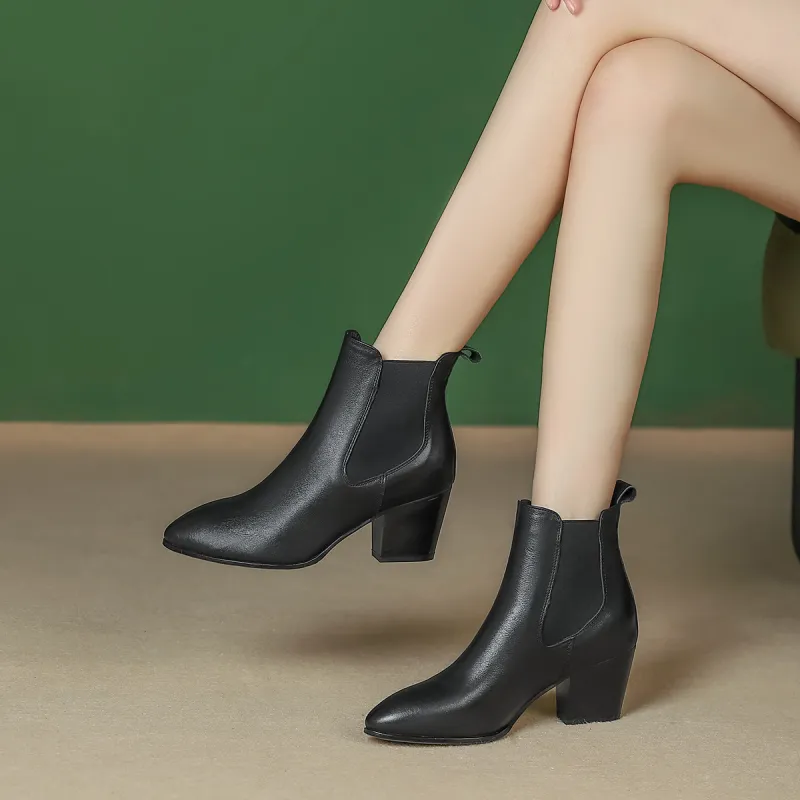 PIERCE GENTRY 11cm Chelsea Boots 6.5cm Women's-3