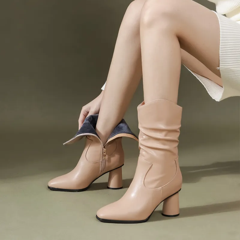 PIERCE GENTRY Ankle Boots 7cm Women's-14