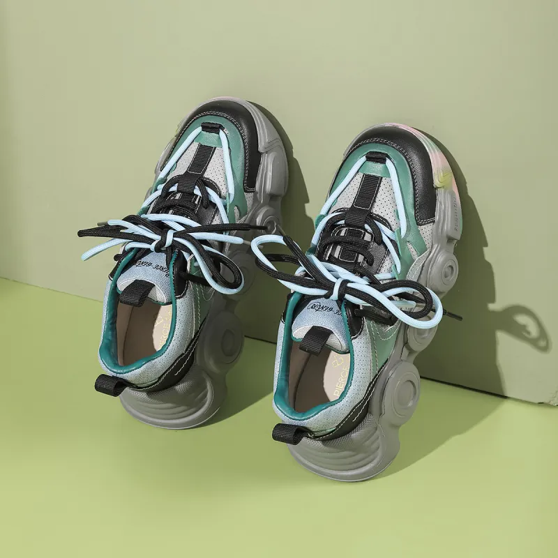 PIERCE GENTRY Low-Top Chunky Sneakers Women's-13