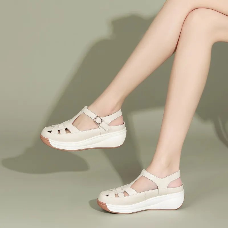 PIERCE GENTRY Roman Sandals Women's-3