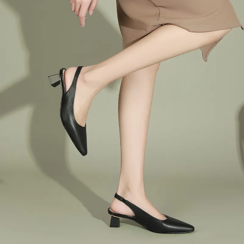 PIERCE GENTRY Block Heel High Heels Women's-6