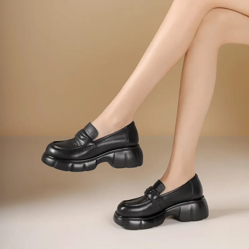 PIERCE GENTRY Loafers 6cm Women's-3