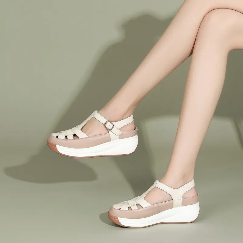 PIERCE GENTRY Roman Sandals Women's-10