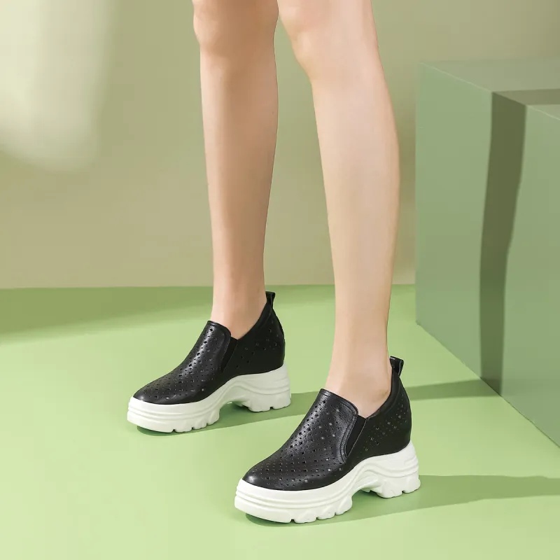 PIERCE GENTRY Casual Single Shoes 5.5cm Women's-6