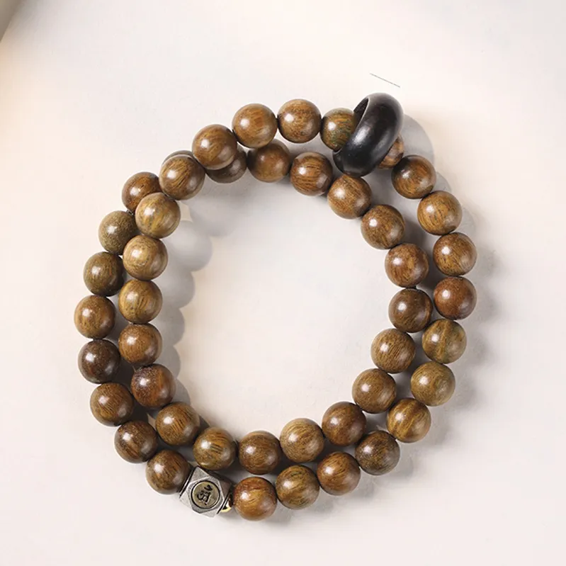 Yuxin Green Sandalwood Bracelets Unisex-6