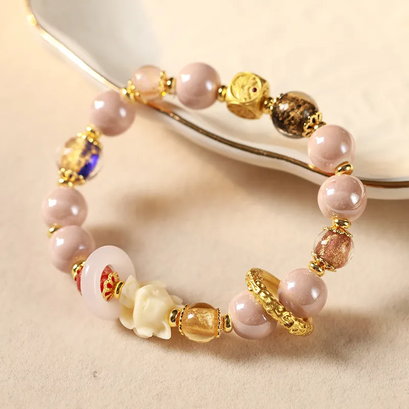 Yuxin Colored Glaze Bracelets Unisex-3