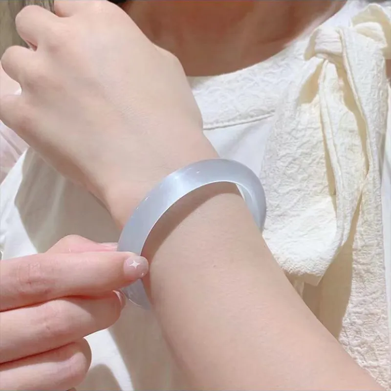 Yuxin Glass Cat Eye Bangles Unisex-3