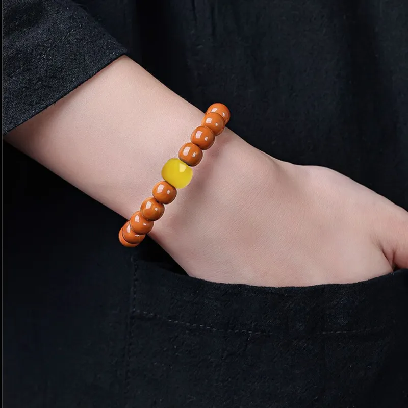 Yuxin Monkey Head Walnut Bracelets Unisex-4