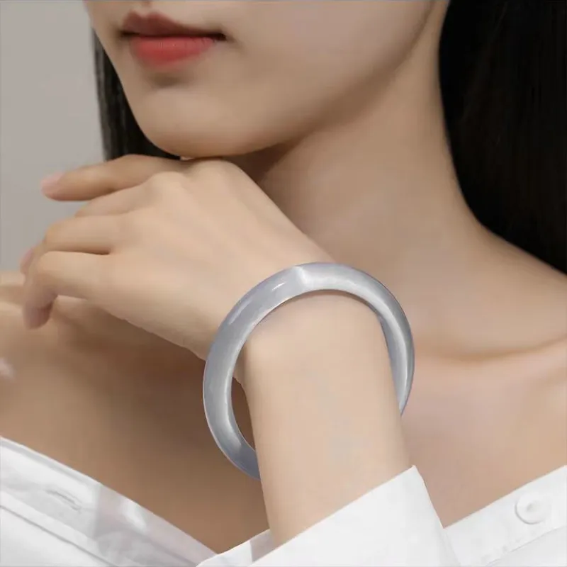 Yuxin Glass Cat Eye Bangles Unisex-1